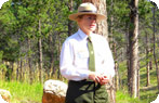 Ranger at Jewel Cave National Monument