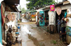 Tourist market in Malindi, Kenya