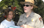 Child with Park Ranger