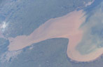 Rio de la Plata, NASA Image ISS008-E-5983